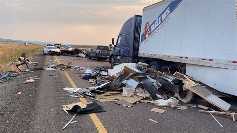 UPDATE 1015 p. . Big rig accident on i15 today